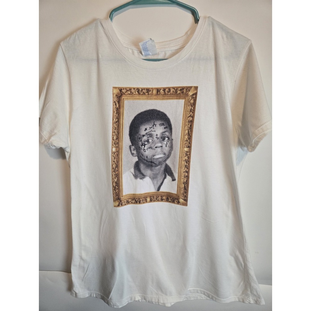 Lil‎ Wayne Tee Shirt Rap T Kid Child School Picture Photo Portrait Ladies Large